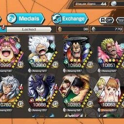 [NTT975]5 Ex / Shanks Film Red + Luffy Gear 5 + Whitebeard + Big Mom + Oden , BF Donflamingo Max , Support 156% Medal Good , Hybeboots 6 0